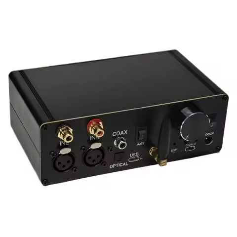 M26DSP ADAU1452 Audio Processor 2 in 6 Out USB QCC3084 Bluetooth XLR/RCA Coaxial /fiber Input