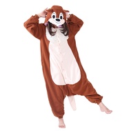 Chipmunks Full Body Clothes Kigurumi Squirrel Onesies For Adults Cosplay Costume Anime Sleepwear One