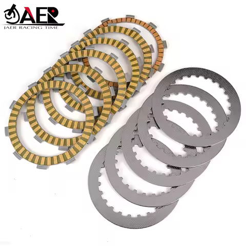 Clutch Friction Disc Plates for Honda Steed 400 NV400 CJ CK CS CV NT400 Bros 400 NC25 VT500 ED EF VR