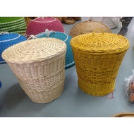 TONG SAMPAH KECIL/TONG SAMPAH ROTAN BERTUTUP/TONG SAMPAH ROTAN ORIGINAL
