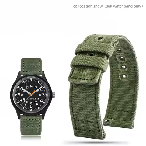 WatchBand for Hamilton Khaki Field H70605731 H70605993 Seiko Sports Watch Strap 18mm 20mm 22mm Army 