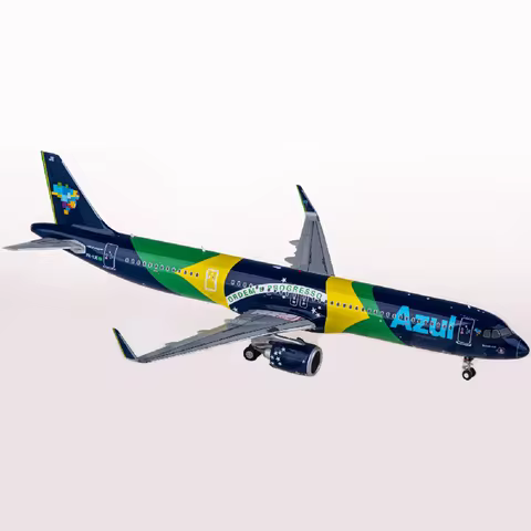 Geminijets 1:200 Scale G2AZU1085 Azul A321neo PR-YJE Diecasts Metal Miniature Aircraft Aviation Avio