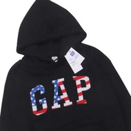 GAP USA Hoodie with Thick Embroidered Logo - Comfortable Unisex GAP Sweater Jacket for Men Wanita Si