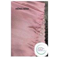 RIDO window curtains in PEACH PINK color, (Curtains NOT INCLUDED) with 95% sun protection, decorativ