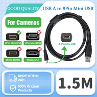 Discount clearance【1-3 Days Delivery】USB to 8 Pin Mini USB Camera Data Cable for SONY NIKON Coolpix 