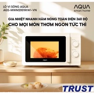 Lò vi sóng AQUA MWM2001R 20L công nghệ mới tiết kiệm điện đĩa xoay tháo rời dễ vệ sinh