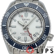 精工 Prospex Diver Scuba 1968 Heritage GMT Prospex Diver Scuba SBEJ029/6R54-00P0，含錶盒和保固卡，不鏽鋼男士腕錶，銀色，成色