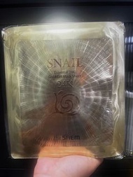 📌現貨📌The Saem - Snail Essential 24K Gold Gel Mask Sheet蝸牛黃金面膜