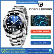 Pagani Design original Automatic mens watch Japan seiko NH35 luxury stainless steel waterproof black