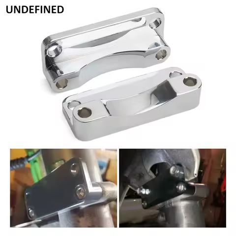 Chrome Front Fender Riser Spacer Bracket For Harley 00-13 Touring Road King Road Street Electra Glid