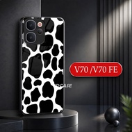 Softcase Glass Glitter Glass For VIVO V70 V70 FE - Casing hp VIVO V70 V70 FE - K20