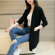 dandelia / LONG CARDI BABYTERRY / long cardi basic / long cardigan / cardi panjang / cardigan wanita