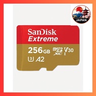 [Directly from Japan]SanDisk 256GB microSD card SDXC UHS-1 U3 V30 4K Ultra HD compatible SDSQXA1-256