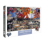 Naruto 1000-piece puzzle - Thinking development toy, meaningful gift. Dimensions: 75x50 cm