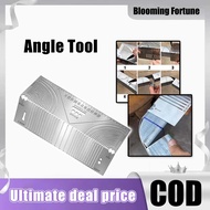 Arcline ruler folding 90-degree arc Angle line drawing ruler square pipe 45-degree arcangle Tahan l