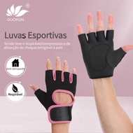 Topsports Half-Finger Fitness Gloves Anti-Slip Breathable Cycling Gloves Shock Absorption Protection