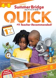 Summer Bridge Activities® Quick Workbook―Bridging Grades 4 to 5 With 1 Page A Day of Reading, Math,