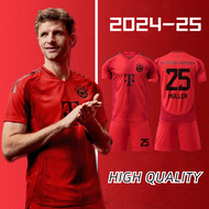 2024-25 Kane เสื้อแข่งฟุตบอล FC Bayern Munich ชุด Jersey Bola Home (หมายเลข6/9/25/42)