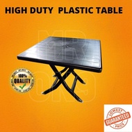 Meja Pasar Malam 3x3/ Foldable Plastic Dining Table 3’ x 3’ Meja Lipat/ Meja Plastik 3 x 3