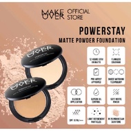 NEW Packaging - Make Over Powerstay Matte Powder Foundation NEW! / Krissan - compact powder - founda