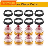 【Forever】 Mousse Circle Cutter Decorating Tool Round Shape DIY Cake Dessert Mold Perforated Ring Non Stick Bakeware Tart M4N2