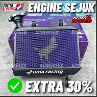 UMA RACING RADIATOR Y15ZR LC135 RS150/ Tangki Coolant/ Radiator Besar/ Radiator Kipas/ Big fan/LC135