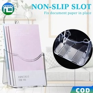 High-QualityAcrylic Brochure Display Holder Wall Mount Transparent A6 Flyer Booklet Menu Stand Desk 