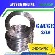 1.7KG+/- Galvanized Iron Wire #20 / dawai halus Dawai IKAT BESI GRADE 20 (0.89mm +/-) 1.7+/-KG PER R