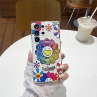 For Samsung S25 Ultra S24 S23 FE S22 S21 sunflower Phone Case For Samsung A55 A56 A16 A17 A15 A14 A0
