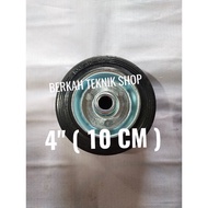 1 PCS 4" RUBBER WHEELS 4 in trolley wheels 4 inch cupboard wheels trolley geletrek caster wheels