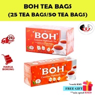 Boh Teh Cameron Highlands Tea / Boh Tea Bags / Teh Boh Uncang [25 /50 Tea Bags]