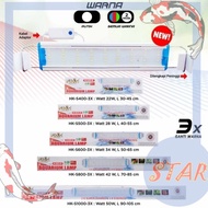 Lampu gantung aquarium series 3 x mode 6 rows LED HIKARI HK S 400 HK S 500 HK S 600 HK S 800 HK S 10
