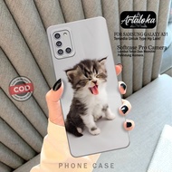 HP Softcase Samsung Galaxy A31 Fashion Case Cat Case Samsung Galaxy A31 Silicone TPU Pro Camera Casi