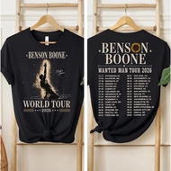 Benson Boone Wanted Man Tour 2026 Shirt, Benson Boone Concert Tee, World Tour T-Shirt, Vintage Music