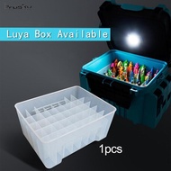 [Prasku] Lure Box Fishing Box Protection Multipurpose with Compartments Tackle Box Tackle