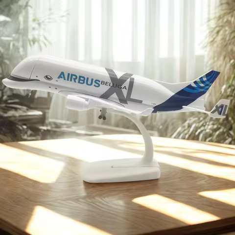 20cm Metal Scale Aircraft Beluga Xl A330 Alloy Material Airbus Diecast Airplane Model Miniature Plan
