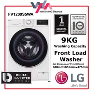 LG 9KG Front Load Washer Washing Machine Inverter FV1209S5WA Mesin Basuh Auto/洗衣机 with AI Direct Dri