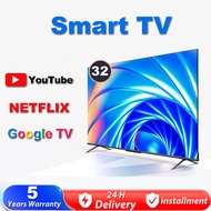 Smart TV 32 Inch 4K UHD Android TV 12.0 LED Television 4K TV EXPOSE LED TV FHD 1080P DVT-B Dolby Sound With VGA/USB Ready Stock