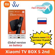 ทุกรุ่น Mi กล่องทีวี S โปรเซสเซอร์ Quad-Core Dolby Vision HDR10 2nd + Google Assistant 4K กล่องสมาร์