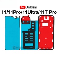 1X For Xiaomi 11 Pro Ultra 11u Mi 11T Pro Front LCD Back Adhesive Rear Glass Cover Adhesive Camera L