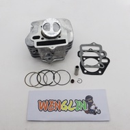 เสื้อสูบ WAVE100 WAVE100S ลูกสูบ + แหวนสูบ STD 53 54 56mm เสื้อลูกสูบเดิม เวฟ W100 W100S WAVE 100 เส