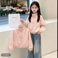 Girls Spring Autumn Jacket 2026 Children's Fashionable Loose Jacket 9.1T