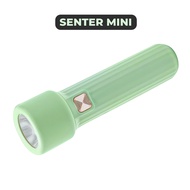 Senter Mini LED 3 Mode Cahaya Senter Rechargeable Free Kabeel USB Tipe C-8112