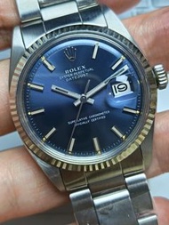 Rolex Datejust 1601 Blue Wideboy dial Watch only