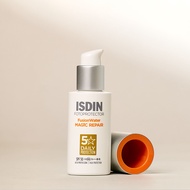 ISDIN FUSION WATER MAGIC REPAIR SPF50 50ML กันแดดเซรั่มริ้วรอยสูตรใหม่ เพิ่มประสิทธิภาพกันแดดให้ดีขึ