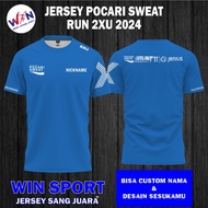 POCARI SWEAT RUN 2024 Men's and Women's Running Jersey - 2XU Dryfit Full Printing Running Shirt