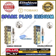 TOBAKI X Spark Plug SINGLE IRIDIUM & DOUBLE IRIDIUM & ULTRA IRIDIUM LC135 Y15 Y16 RS150 RSX VARIO150