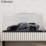 BrickLight™Acrylic display box for Lego 42173 Koenigsegg Supercar Figure Storage Box Transparent Dus