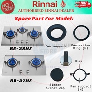 Rinnai 2HG/3HG BUILD-IN HOOB SPARE PART