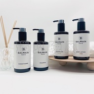 Balmain巴尔曼 洗发水护发素沐浴露润肤露 君悦酒店洗护套装300mlBalmain Shampoo, Conditioner, Body Wash, and Lotion Set for the